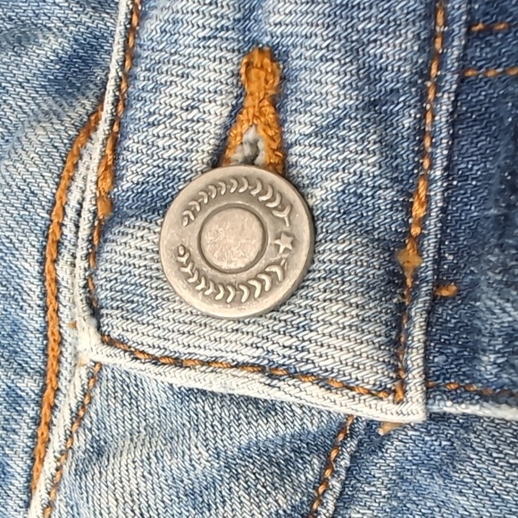 ASOS Button fly Distressed Faded Slim Straight Jeans Size 38 x 30 NEW - Picture 10 of 15